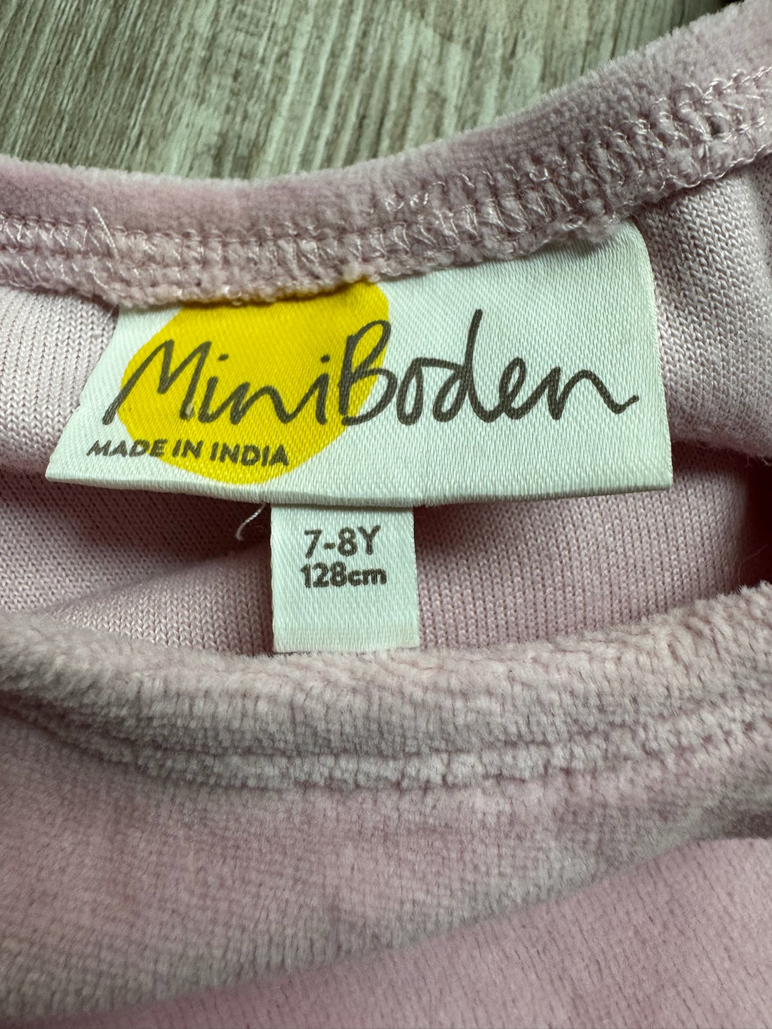 Mini Boden Pink Tudor Forest Animal Dress