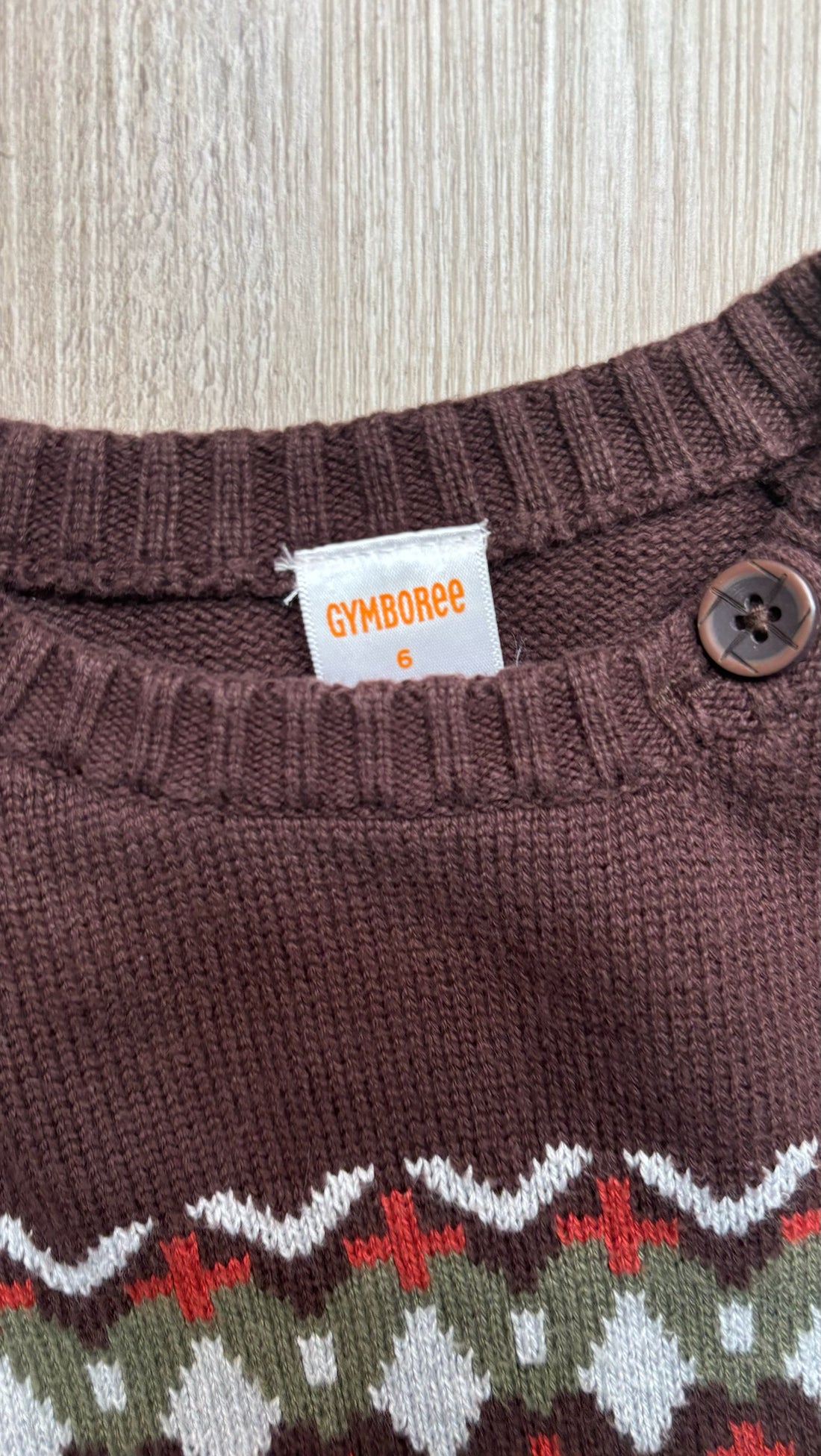 Gymboree Grey/Brown Sweater