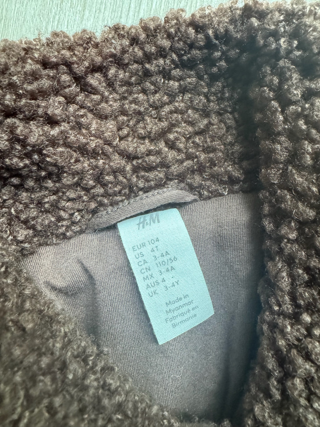 H&M Brown Sherpa Jacket