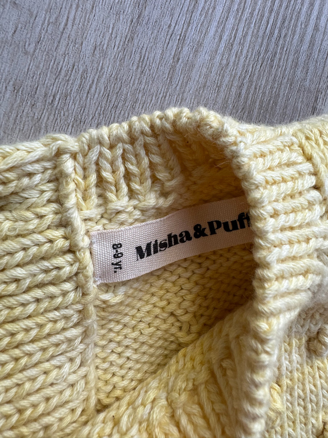 Misha & Puff Pale Yellow Sweater