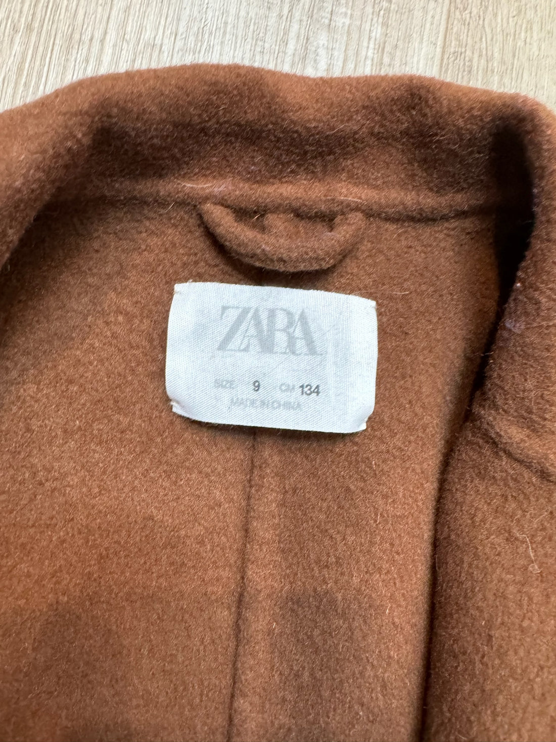 Zara Brown Wool Coat