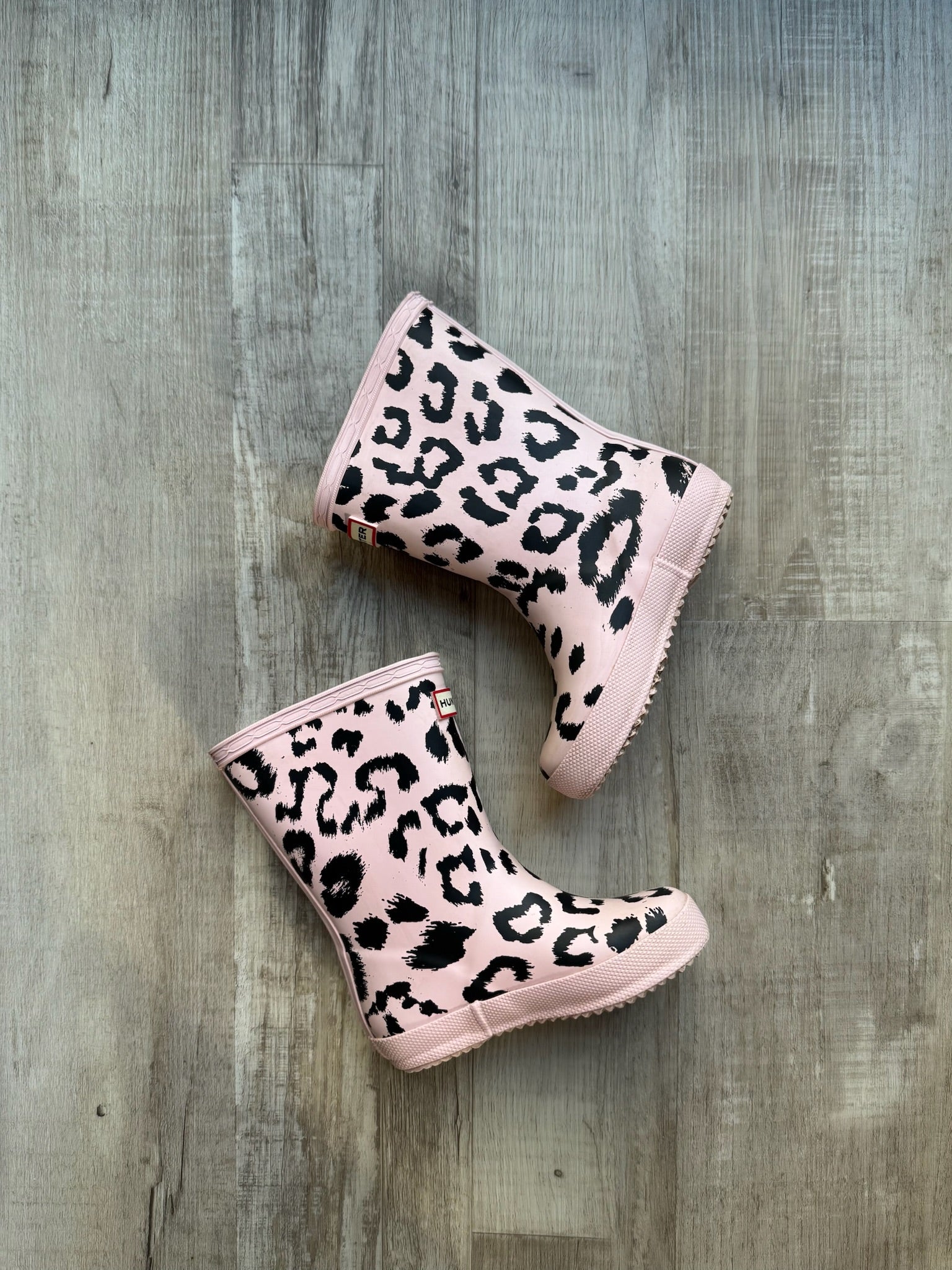 Hunter Pink Cheetah Boots