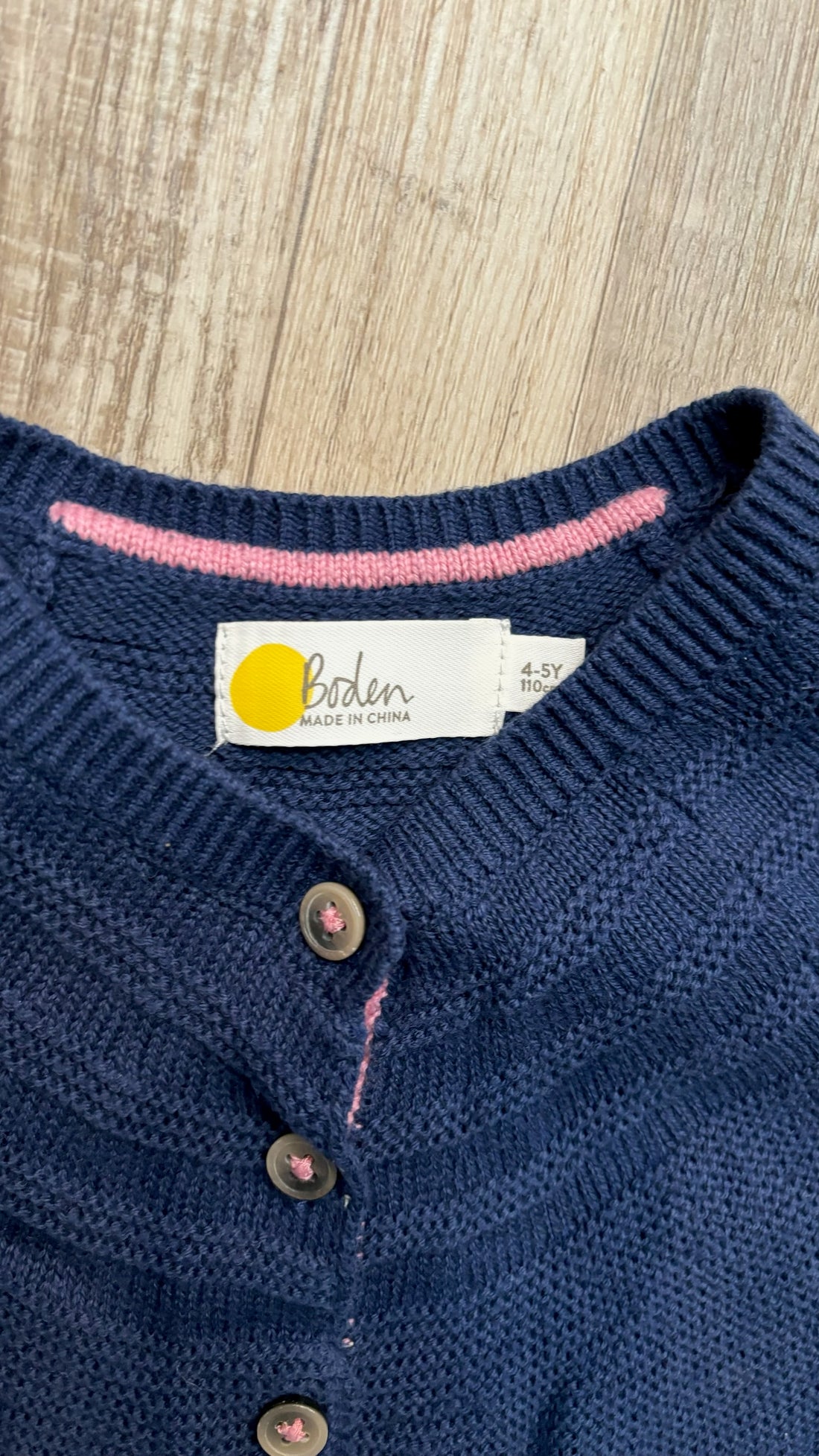 Mini Boden Navy Cardigan