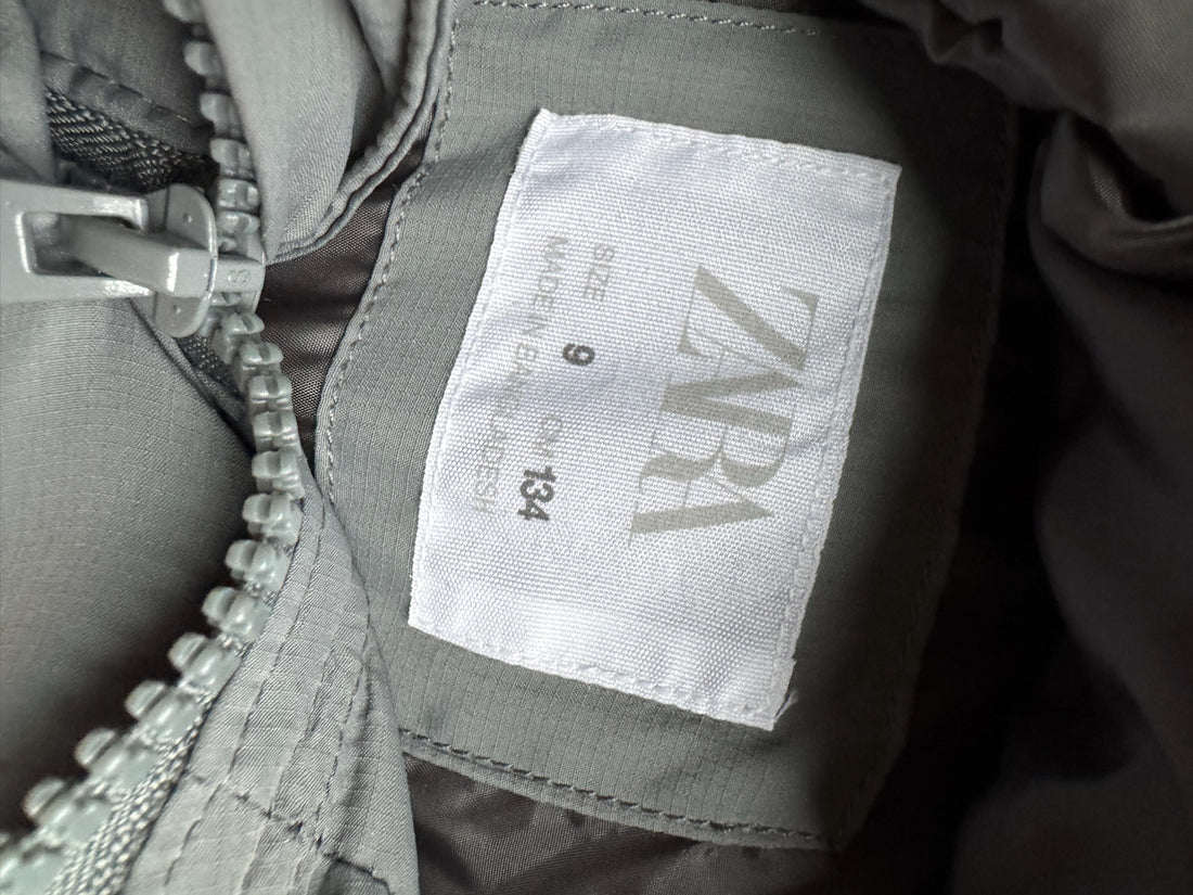 Zara Grey Down Coat