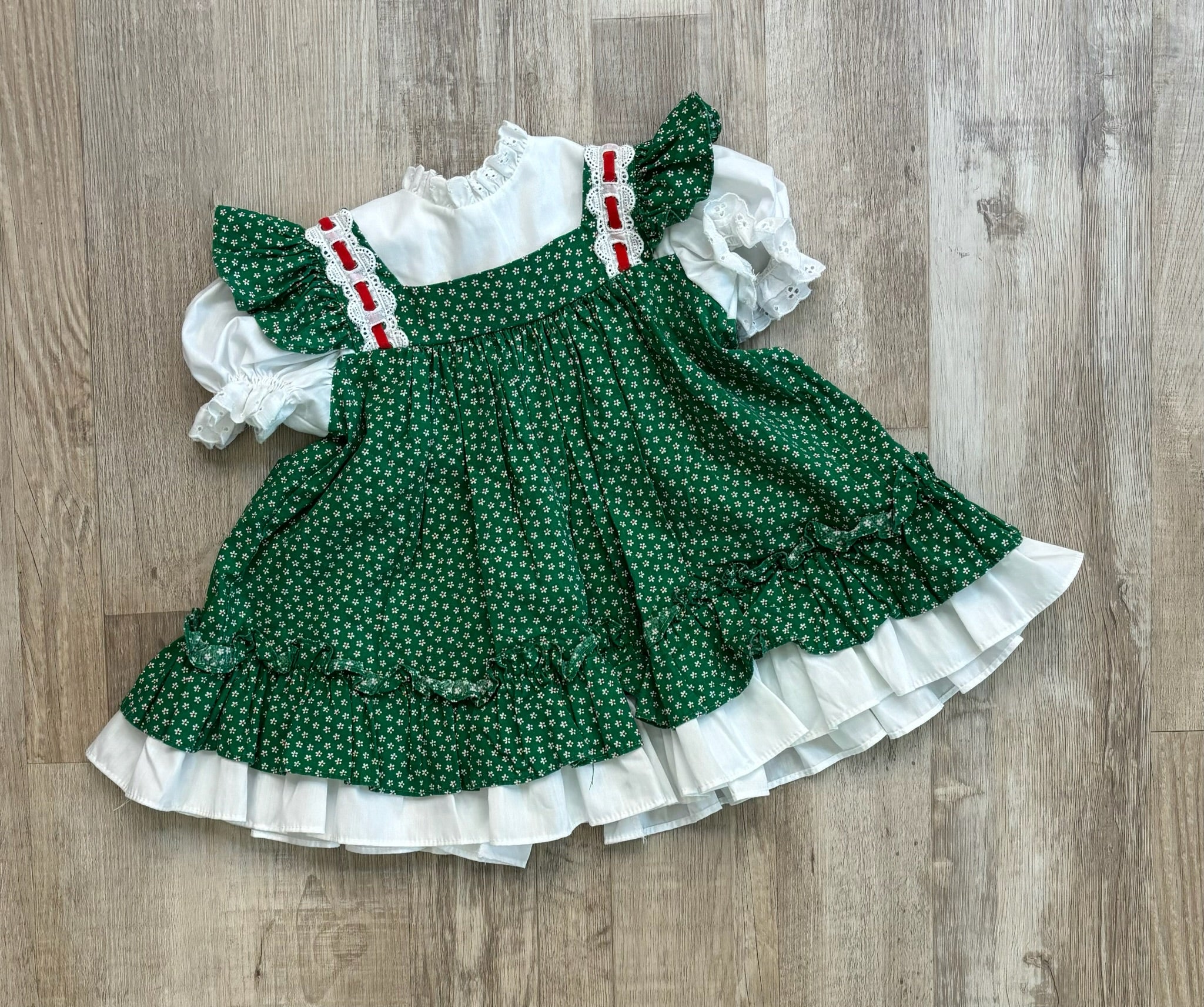 Bryan Vintage Green Dress