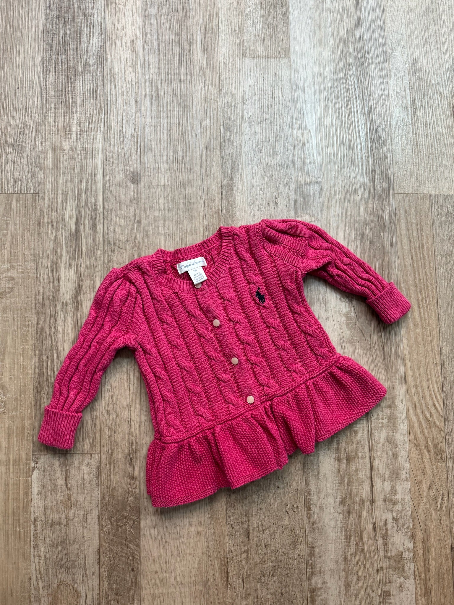 Ralph Lauren Pink Cardigan