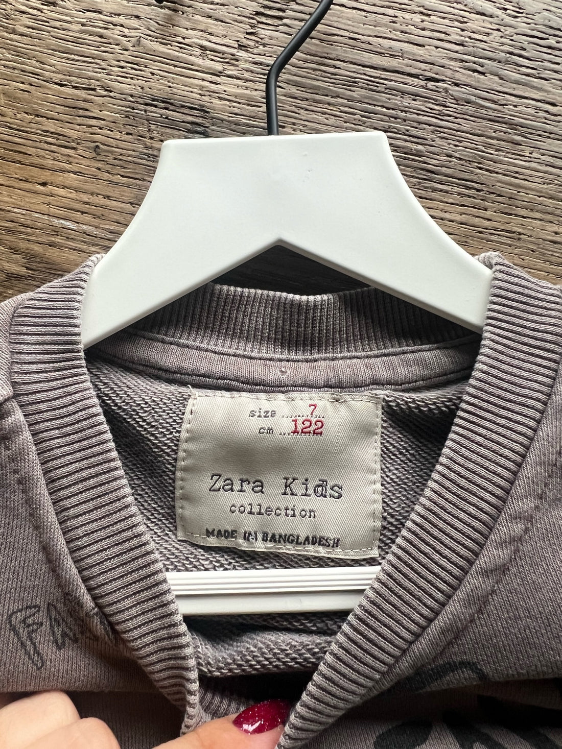 Zara Word Sweatshirt