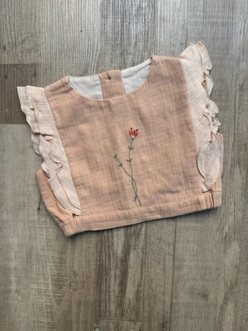 Popelin Flower Top