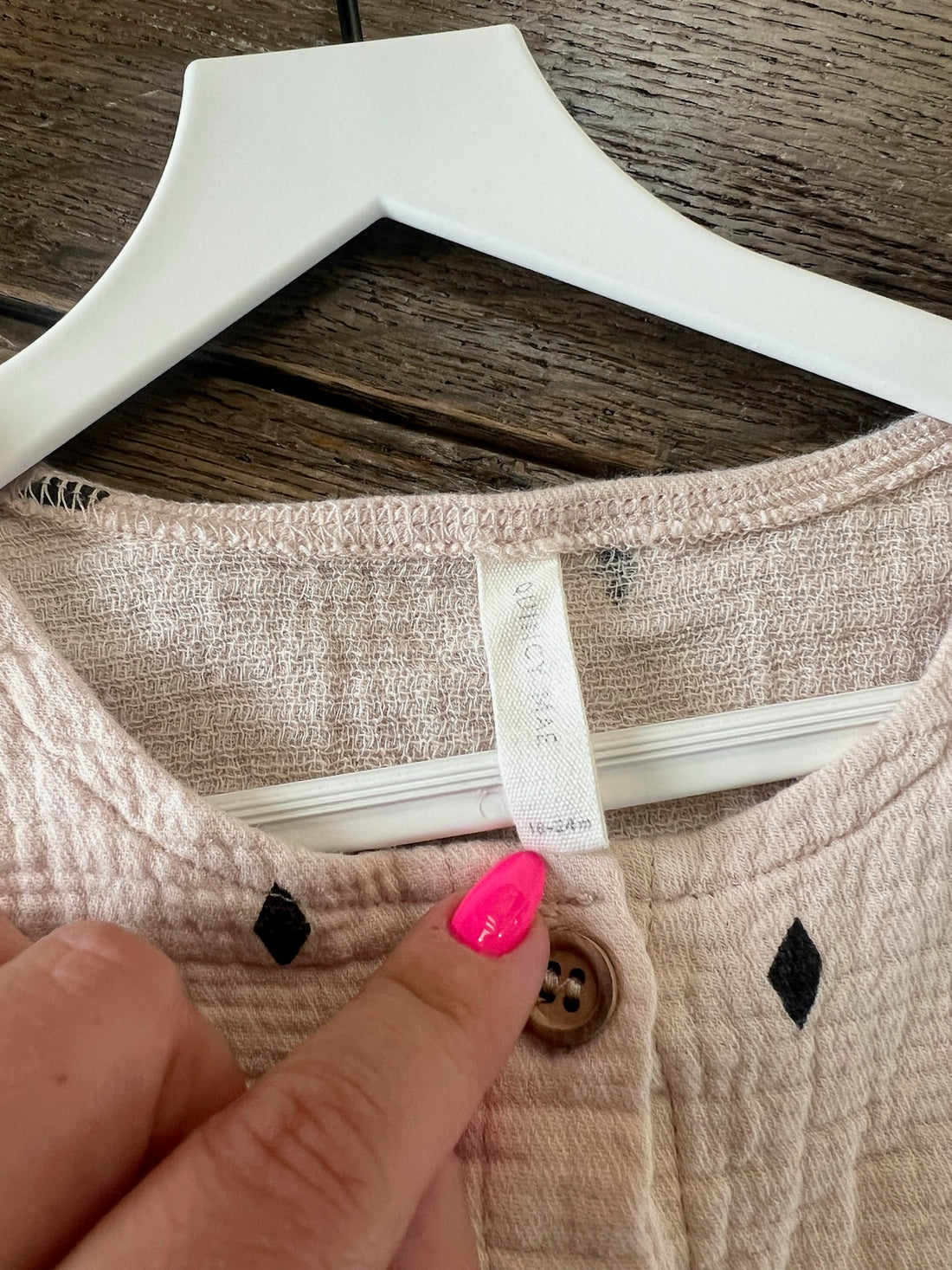 Quincy Mae Cream Romper