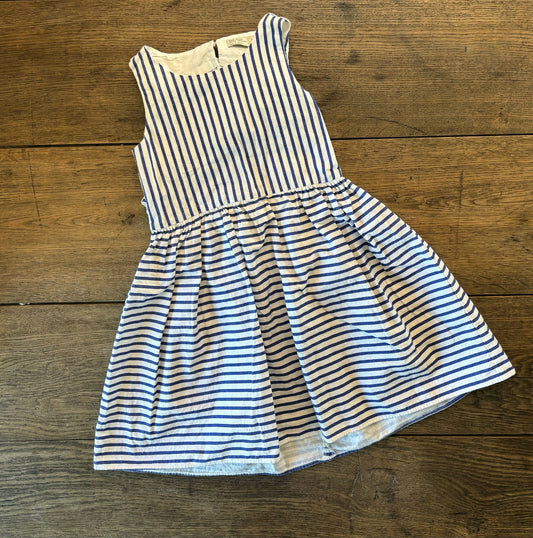 Zara Blue Striped Dress