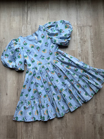 Janie & Jack Blue Floral Dress