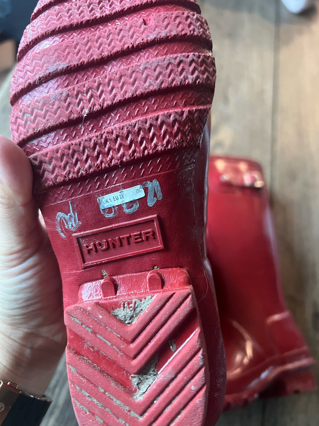 Hunter Boots Red - AS IS