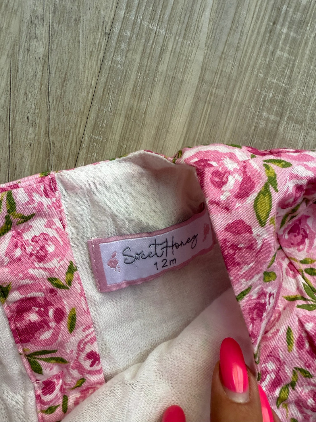 SweetHoney Pink Floral Dress