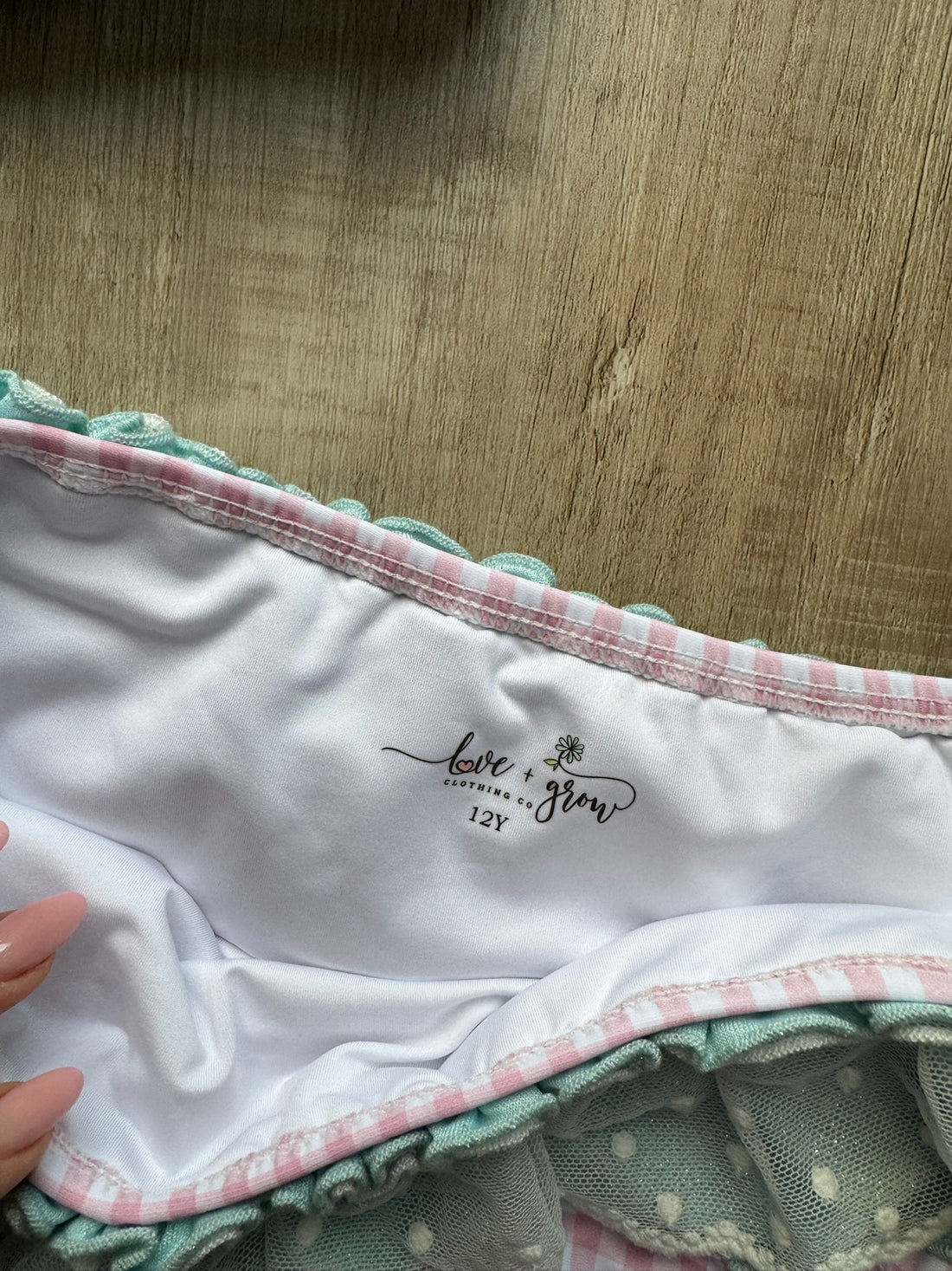 Love & Grow Blue Floral Swimsuit