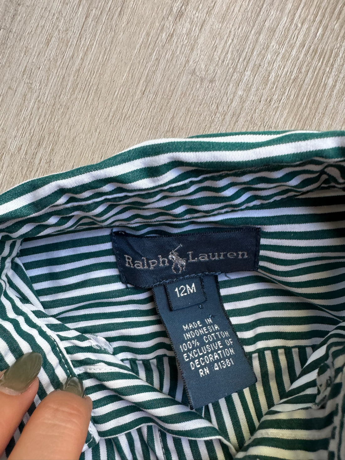 Ralph Lauren Striped Button Down