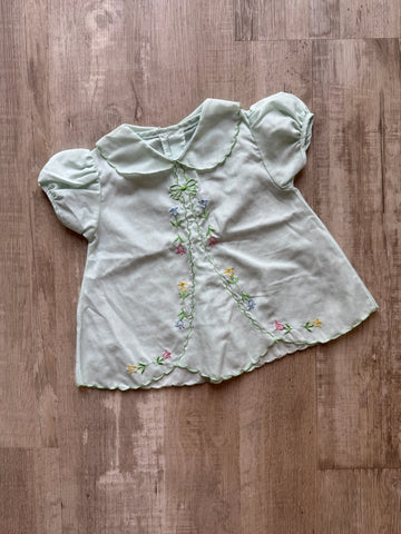 Vintage Green Floral Too