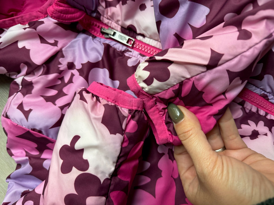 North Face Pink/Purple Floral Jacket