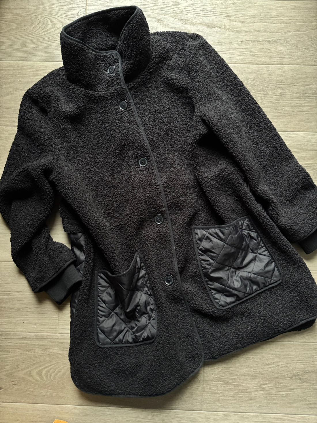 Loft Black Sherpa Jacket