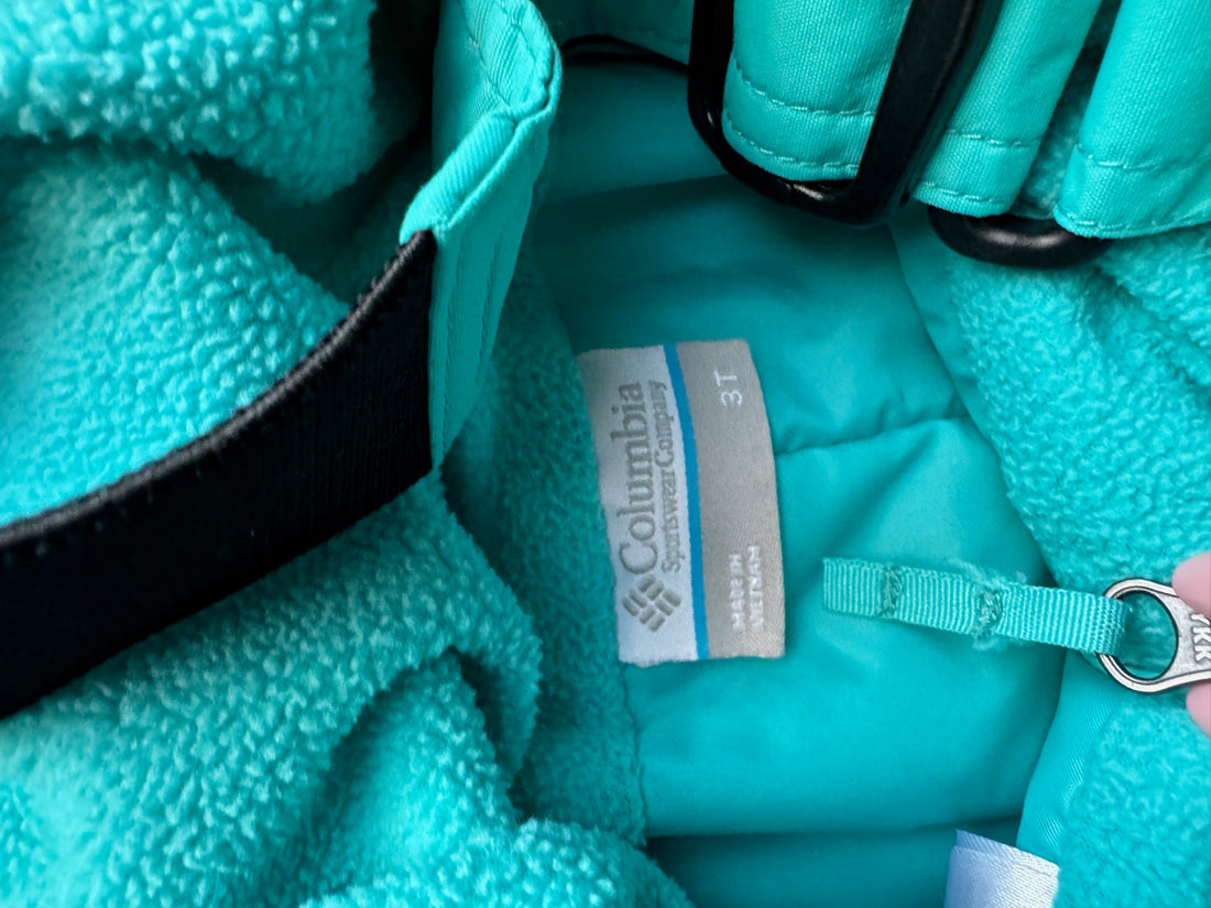 Columbia Blue Snow Bibs