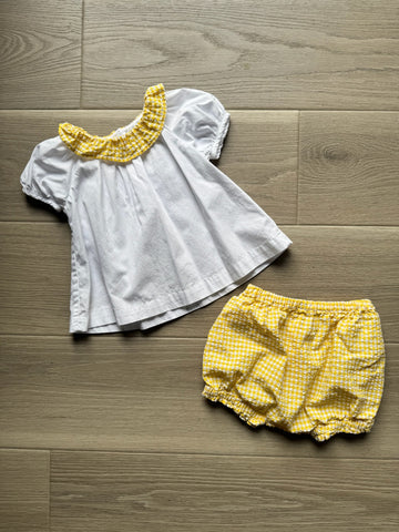 Ralph Lauren White Yellow Gingham Set