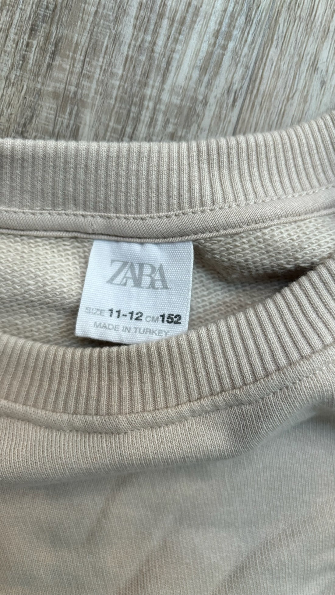 Zara Cream Ruffle Pullover
