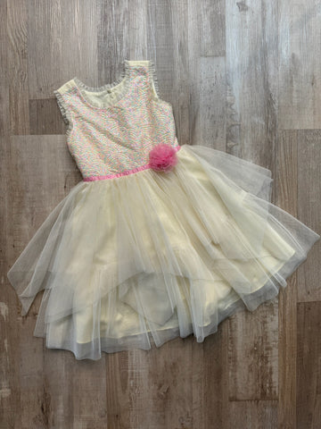 Jona Michelle Yellow Tulle Dress