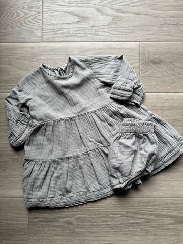 Quincy Mae Grey Dress