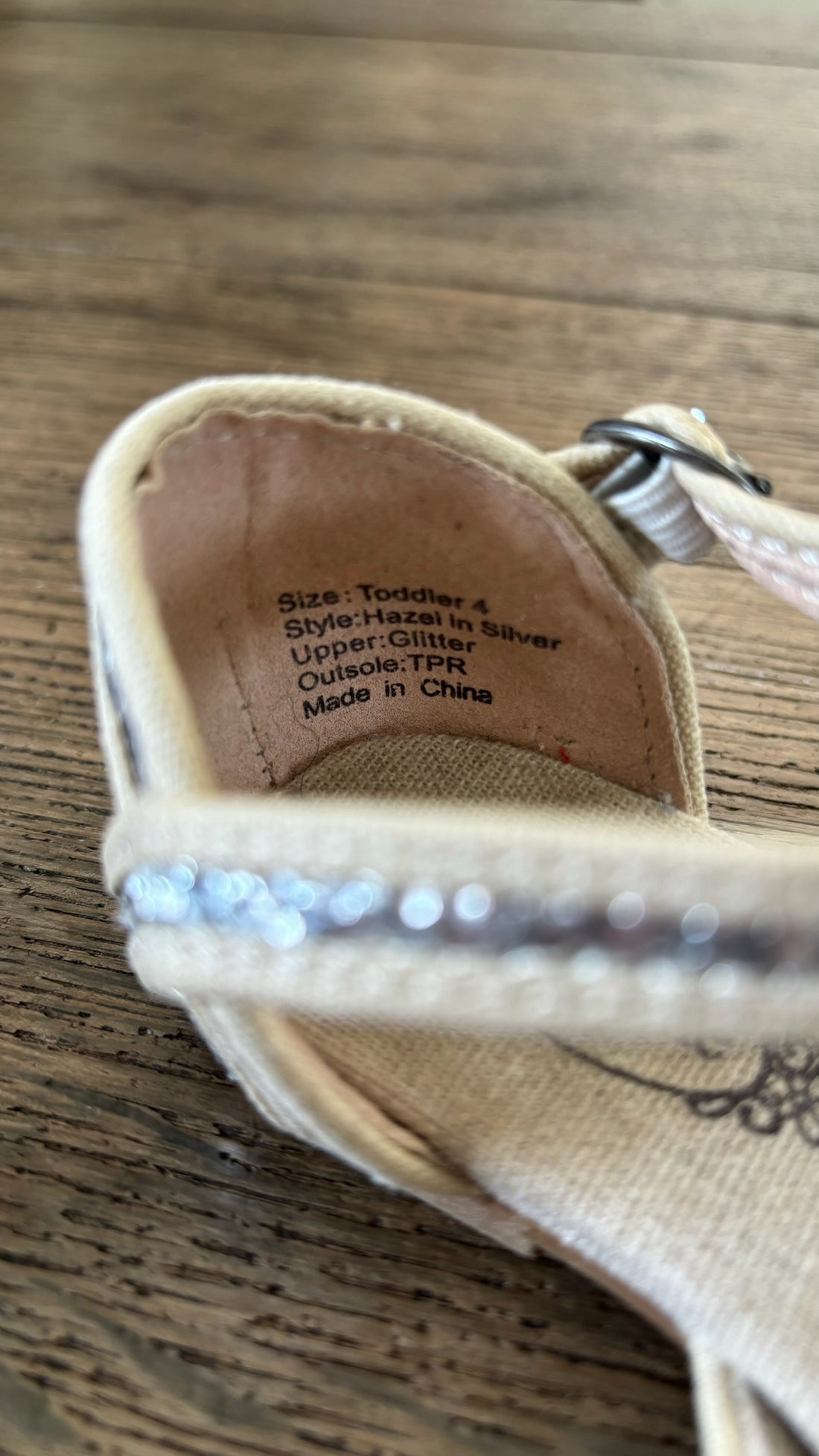 Joyfolie Tan/Silver Sandals