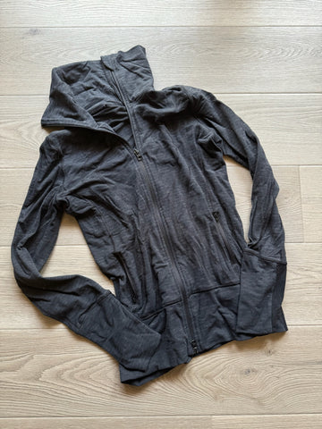 Lulu Heathered Black Jacket