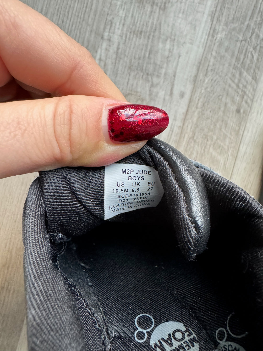 Stride Rite Black Shoes