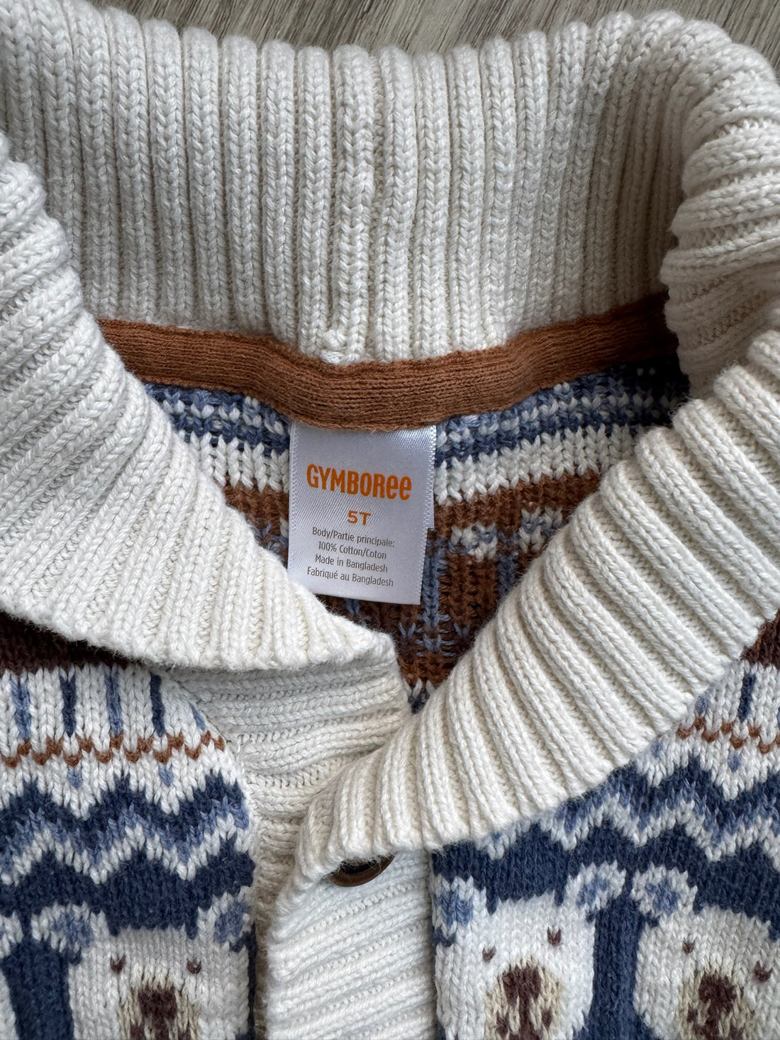 Gymboree Bear Cardigan