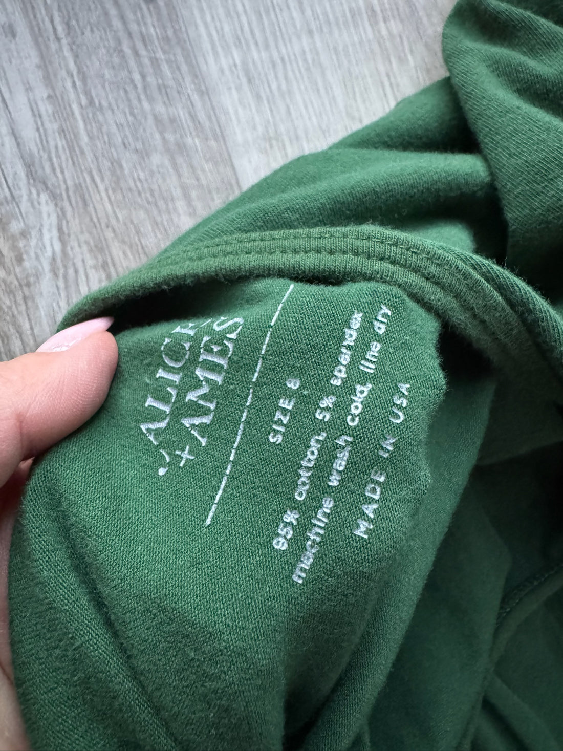 Alice & Ames Green Dress