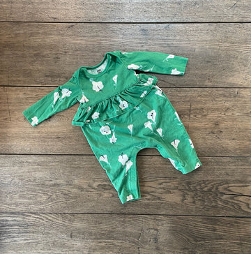 Tea Collection Green Romper