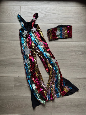Handmade Sequins Romper - AS IS