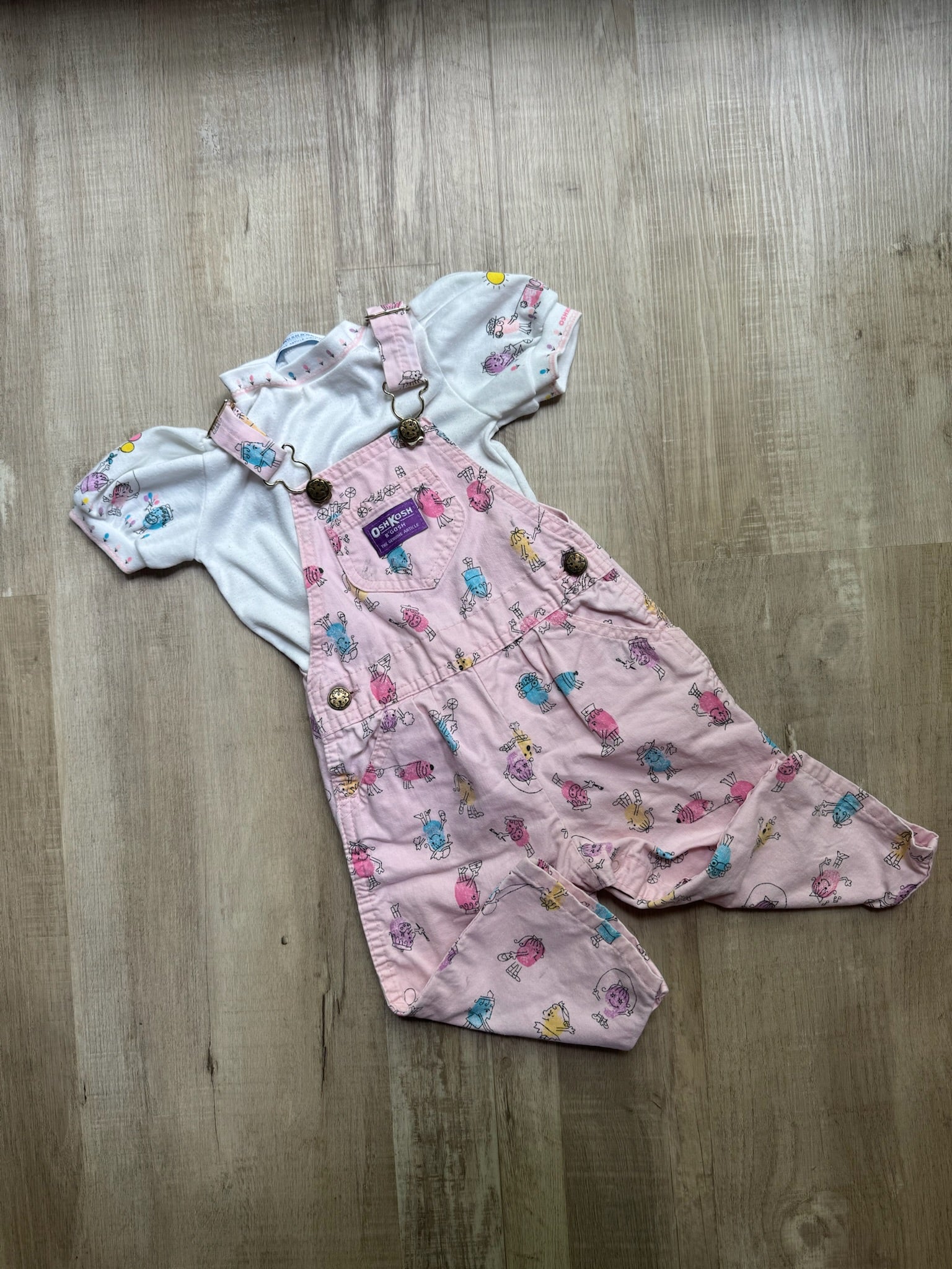 Oshkosh Vintage Fingerprint Overalls