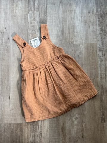 Zara Tan Jumper Dress - NEW