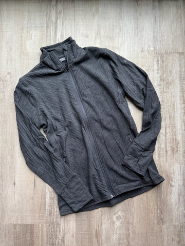 Icebreaker Grey Merino Wool Jacket