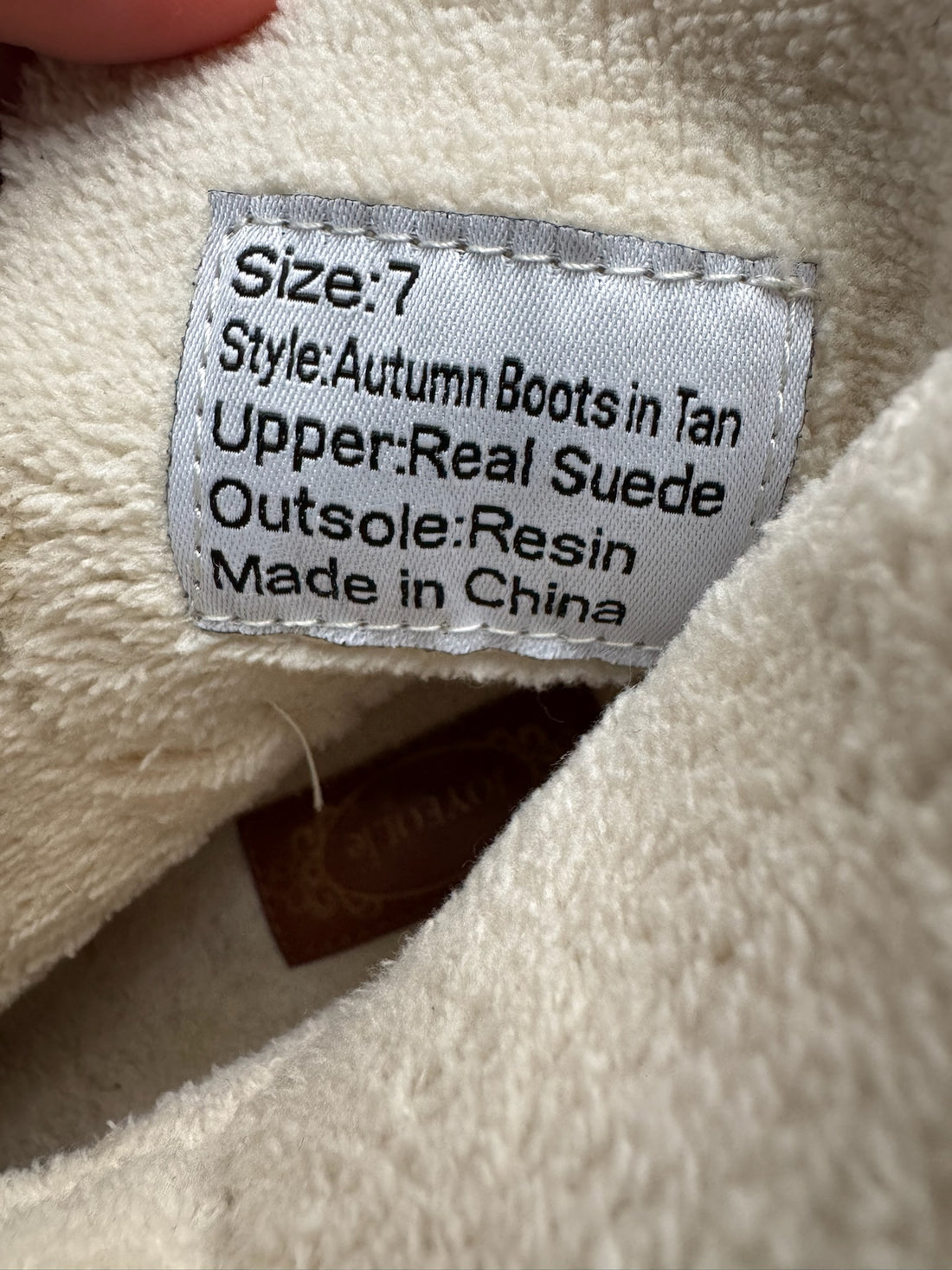 Joyfolie Tan Suede Boot