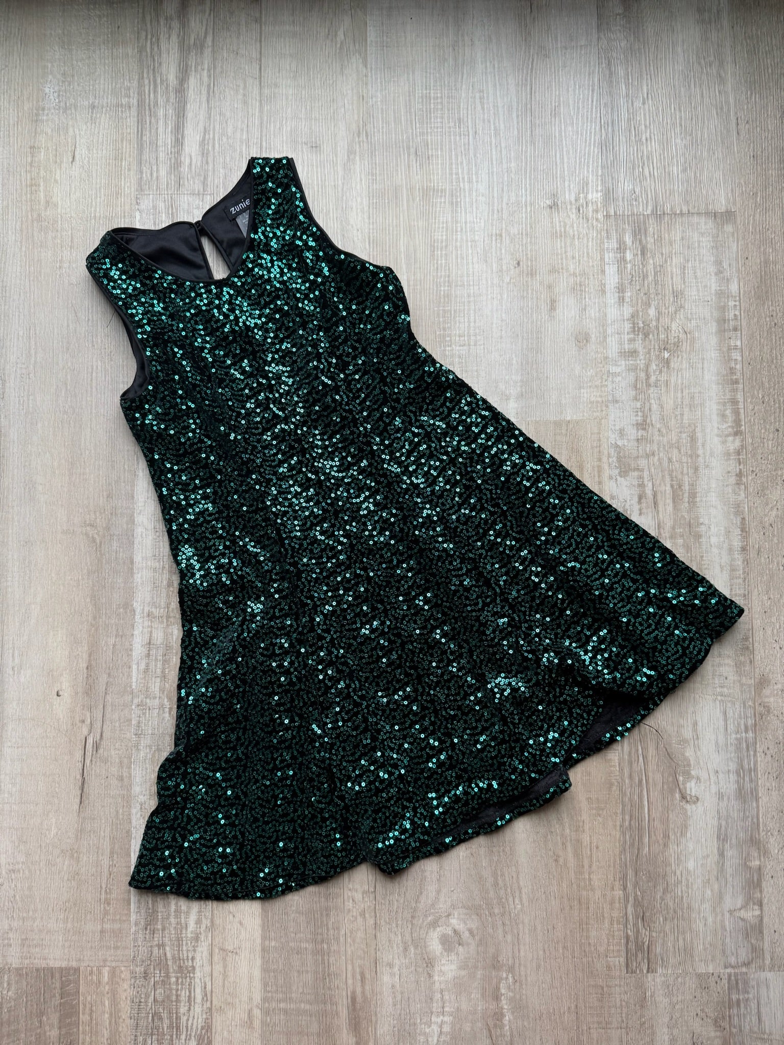 Zunie Green Sequins Dress