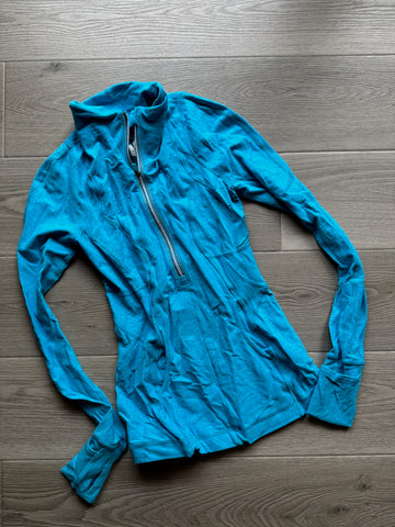 Lulu Blue Half Zip Jacket