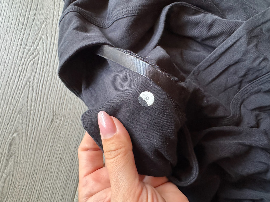 Lulu Black Athletic Cardigan