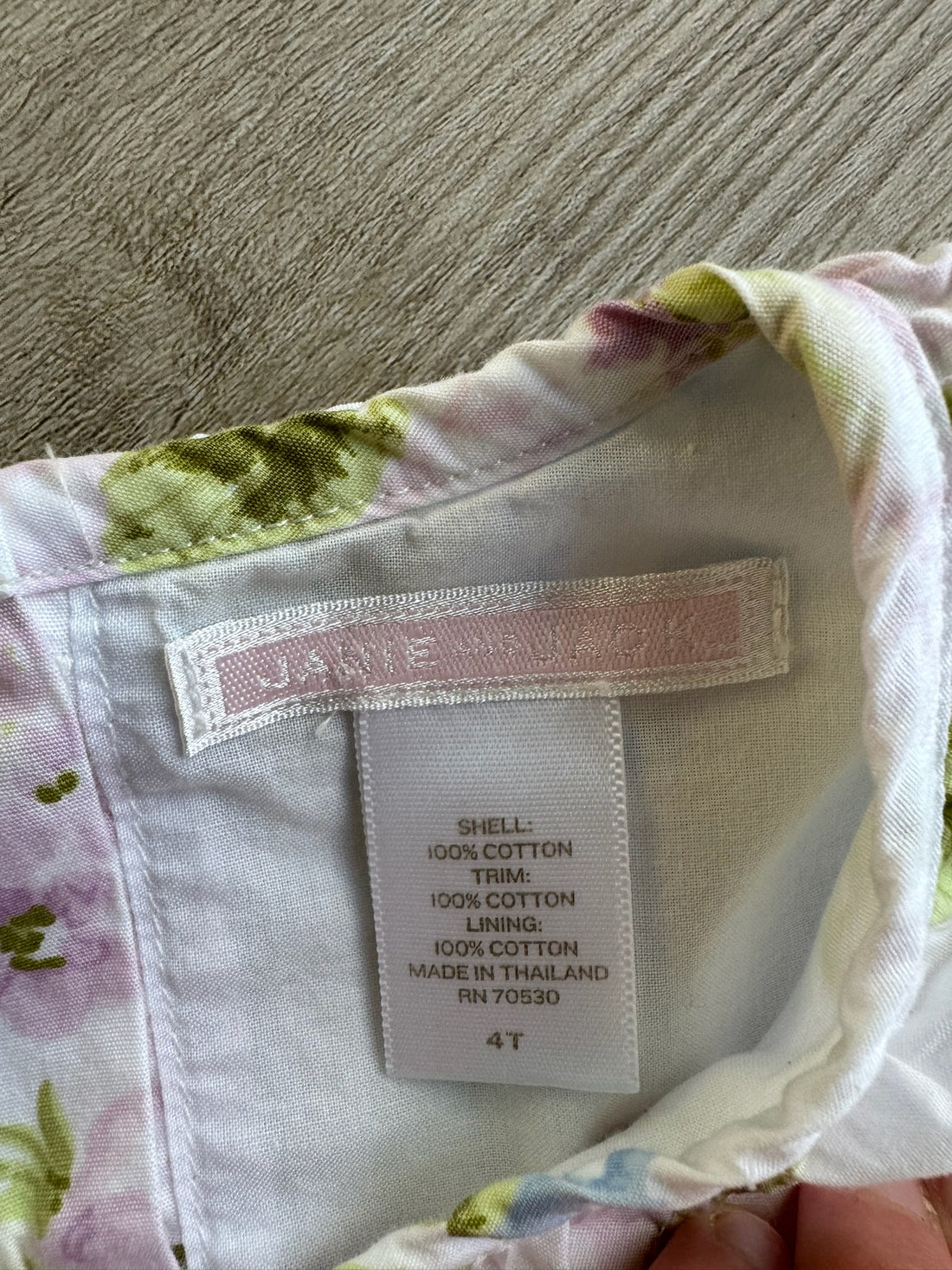 Janie & Jack Vintage Floral Dress