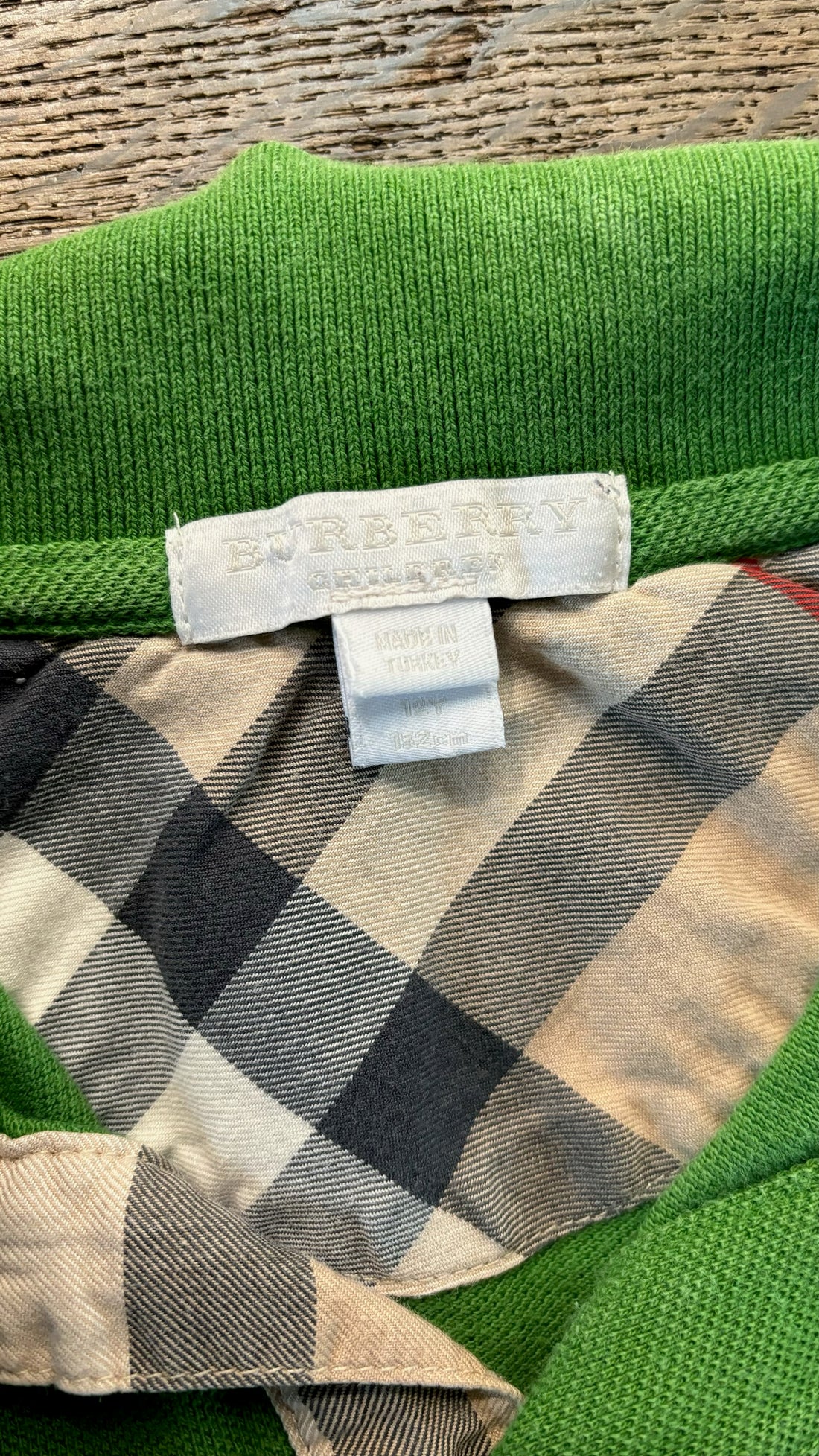 Burberry Green Polo Shirt