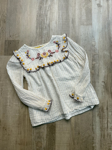 Mini Boden Embroidered Top