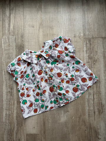 Oeuf Linen Floral Top