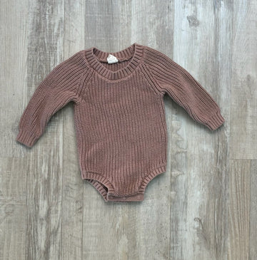 Little Navy Blush Knit Bubble