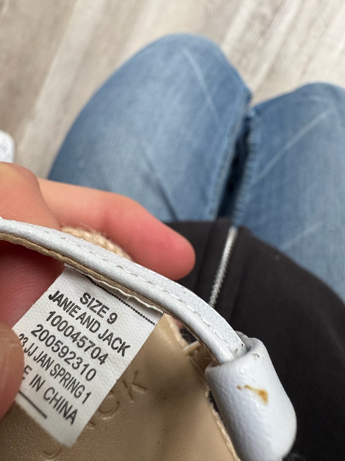 Janie & Jack White Flower Sandals