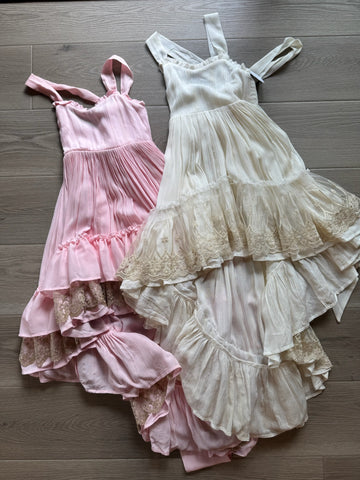 Two Roosters Hi-Lo Dress