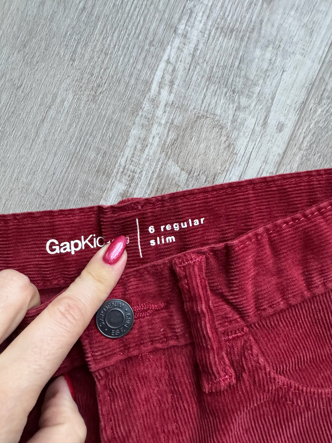 Gap Red Cord Pants