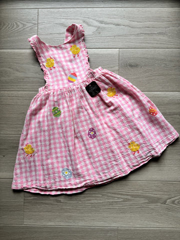 Boden Pink Gingham Easter Dress